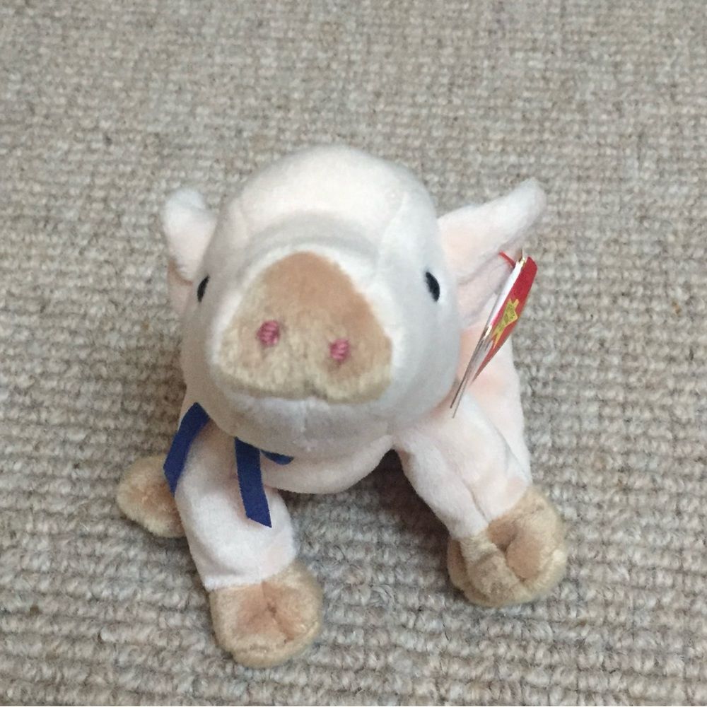 Knuckles the Pig Beanie Baby